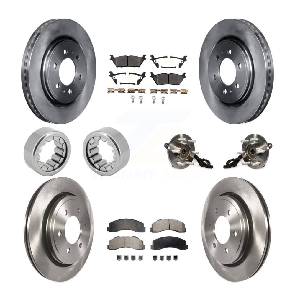 Transit Auto - KBB-109347 - Front and Rear Wheel Bearing and Hub Assembly Kits