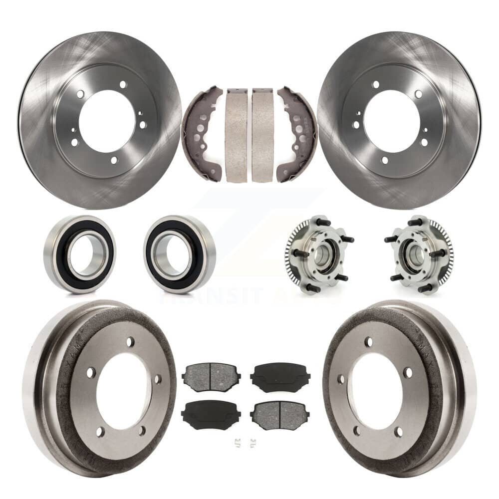 Transit Auto - KBB-109354 - Front and Rear Wheel Bearing and Hub Assembly Kits
