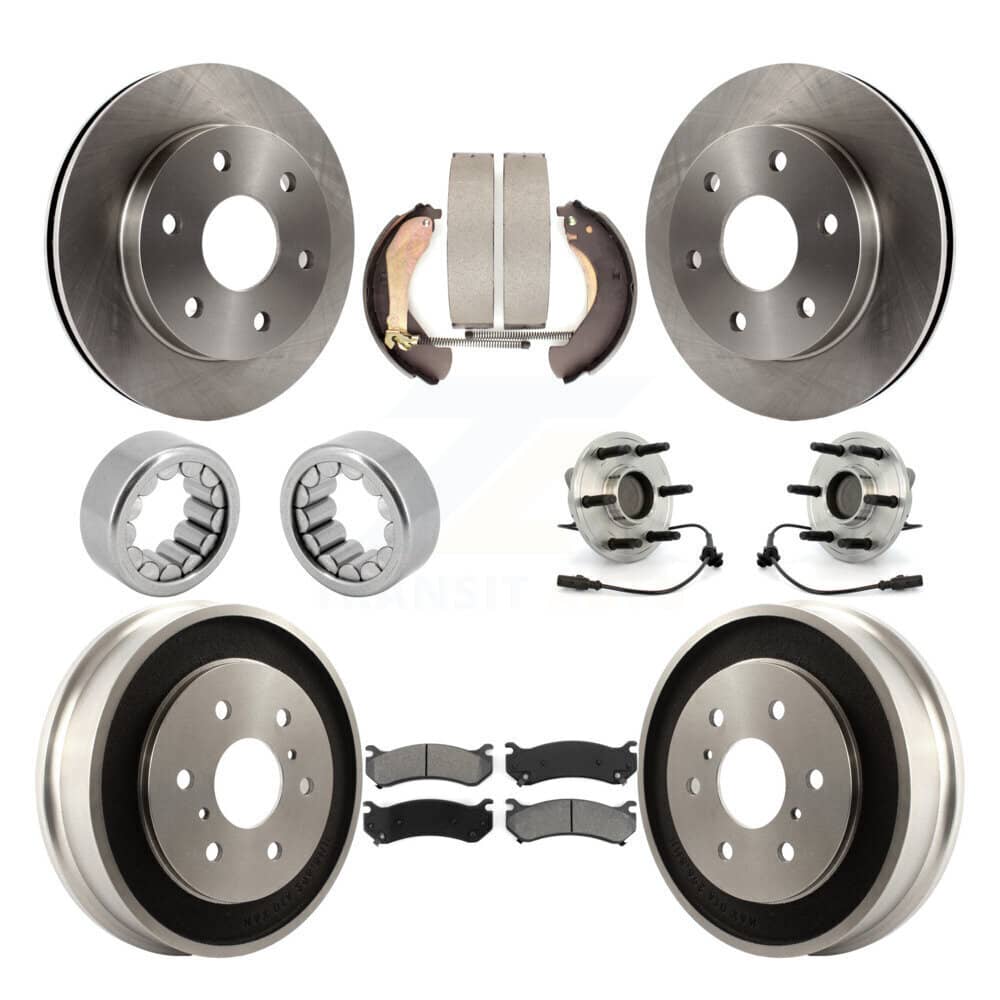 Transit Auto - KBB-109433 - Front and Rear Wheel Bearing and Hub Assembly Kits