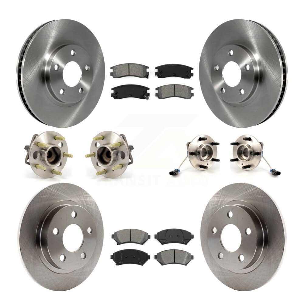 Transit Auto - KBB-109455 - Front and Rear Wheel Bearing and Hub Assembly Kits