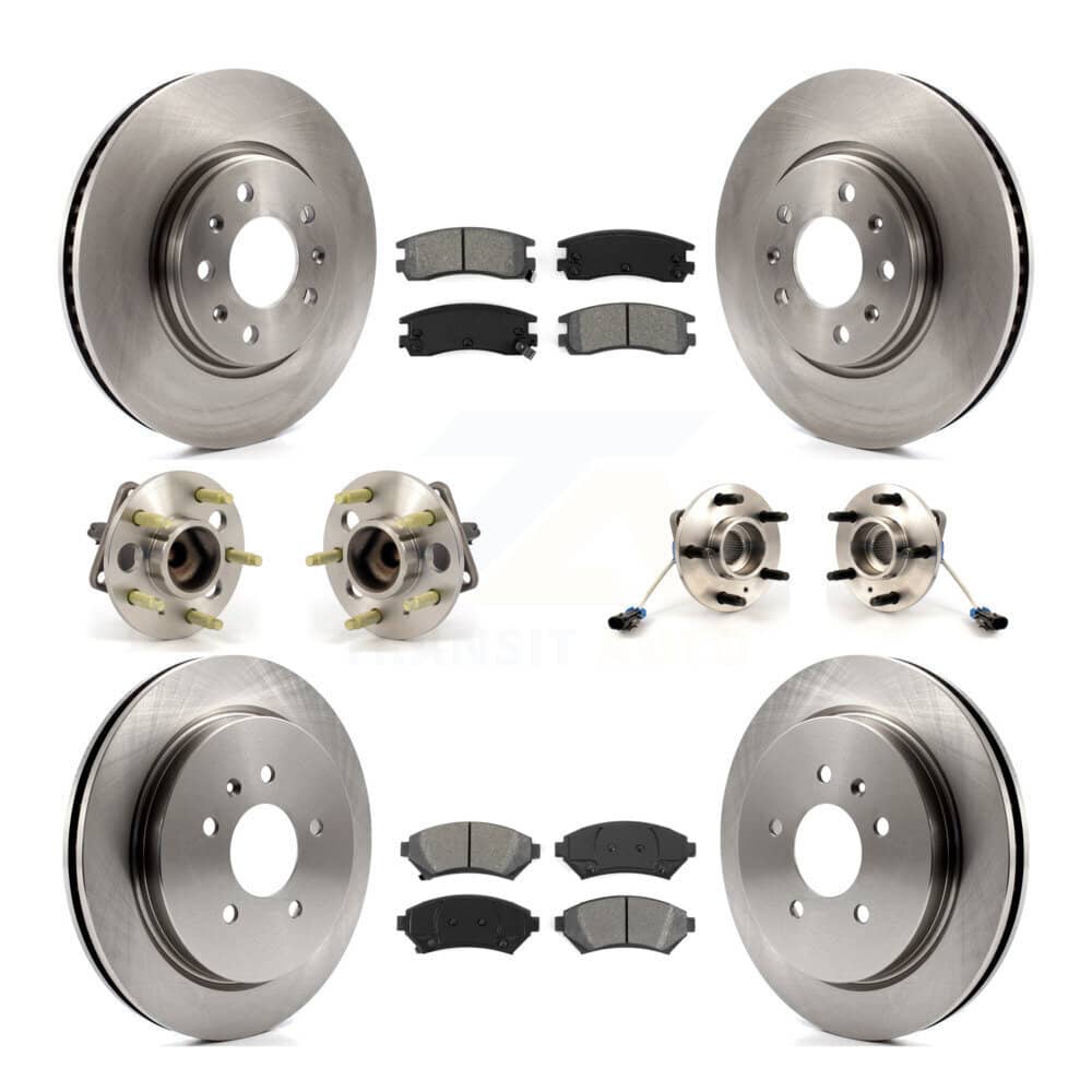 Transit Auto - KBB-109457 - Front and Rear Wheel Bearing and Hub Assembly Kits