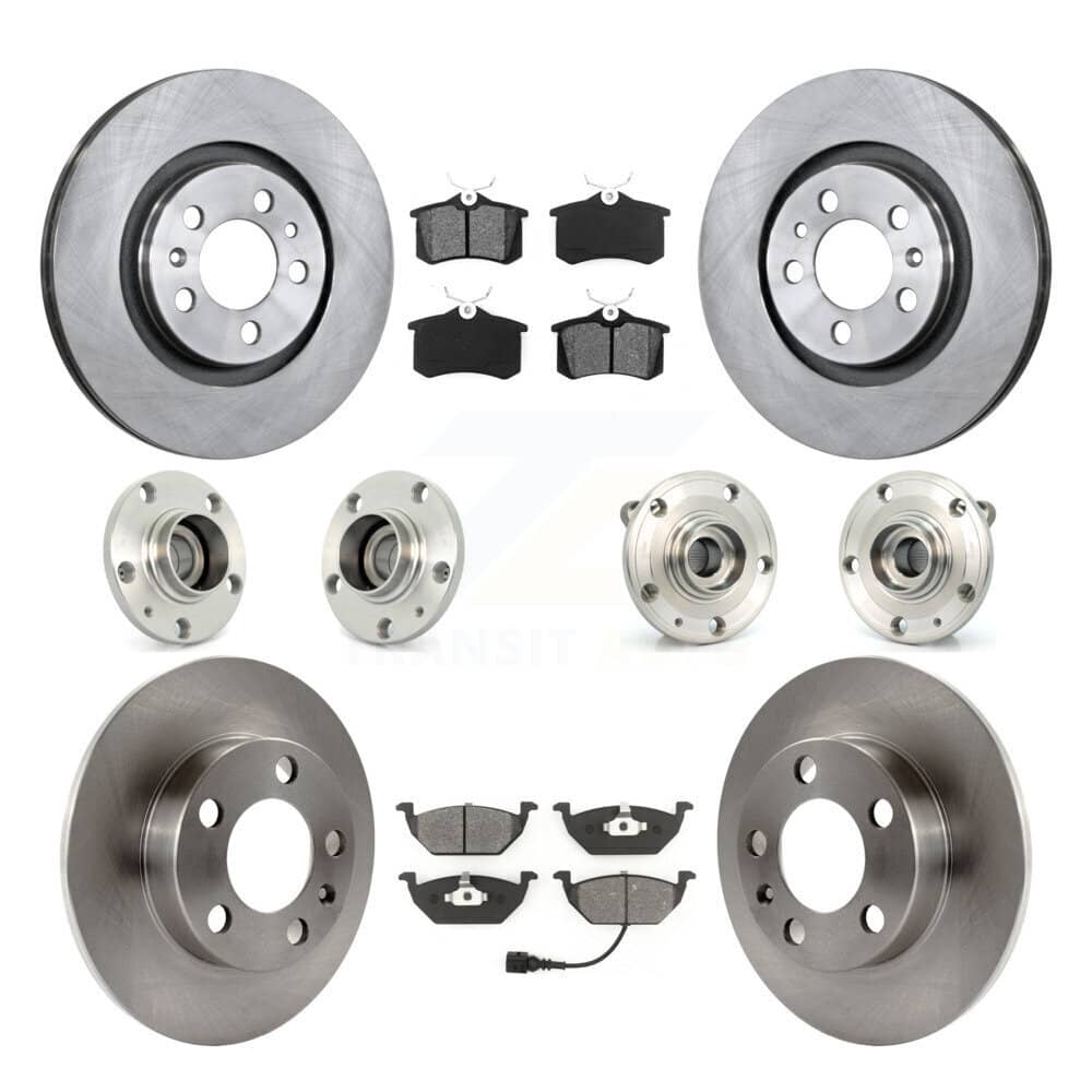 Transit Auto - KBB-109464 - Front and Rear Wheel Bearing and Hub Assembly Kits