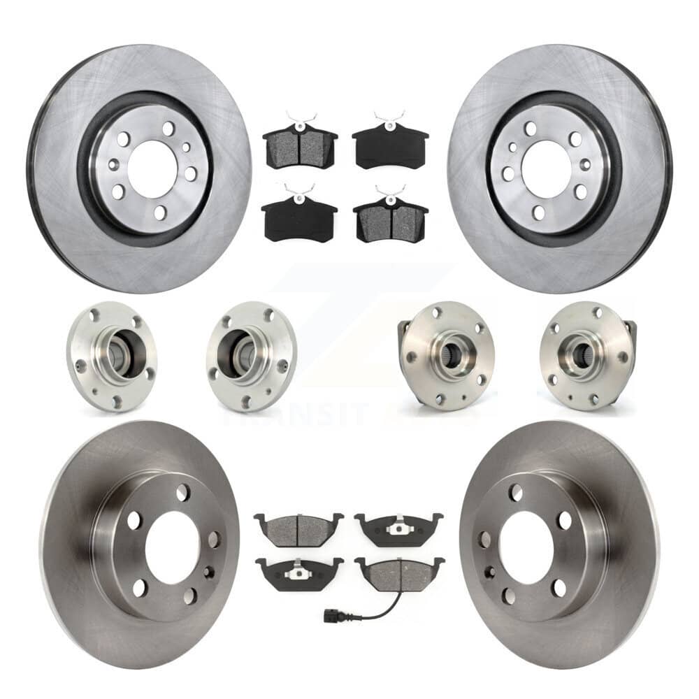 Transit Auto - KBB-109465 - Front and Rear Wheel Bearing and Hub Assembly Kits