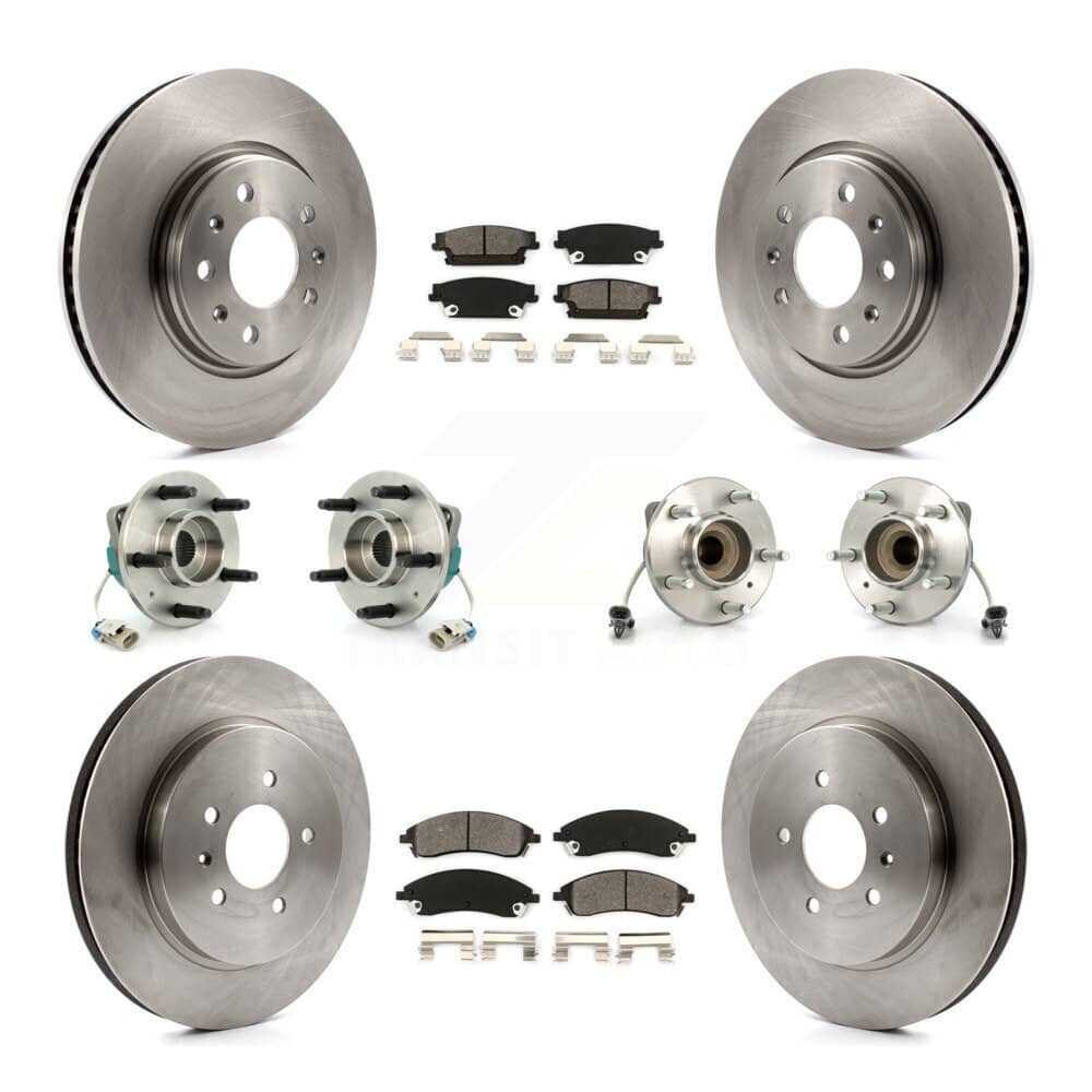 Transit Auto - KBB-109497 - Front and Rear Wheel Bearing and Hub Assembly Kits