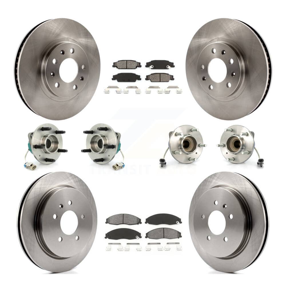 Transit Auto - KBB-109499 - Front and Rear Wheel Bearing and Hub Assembly Kits