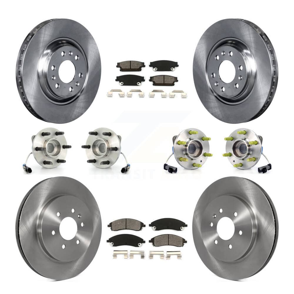 Transit Auto - KBB-109512 - Front and Rear Wheel Bearing and Hub Assembly Kits