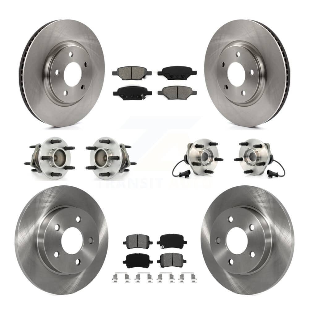 Transit Auto - KBB-109530 - Front and Rear Wheel Bearing and Hub Assembly Kits