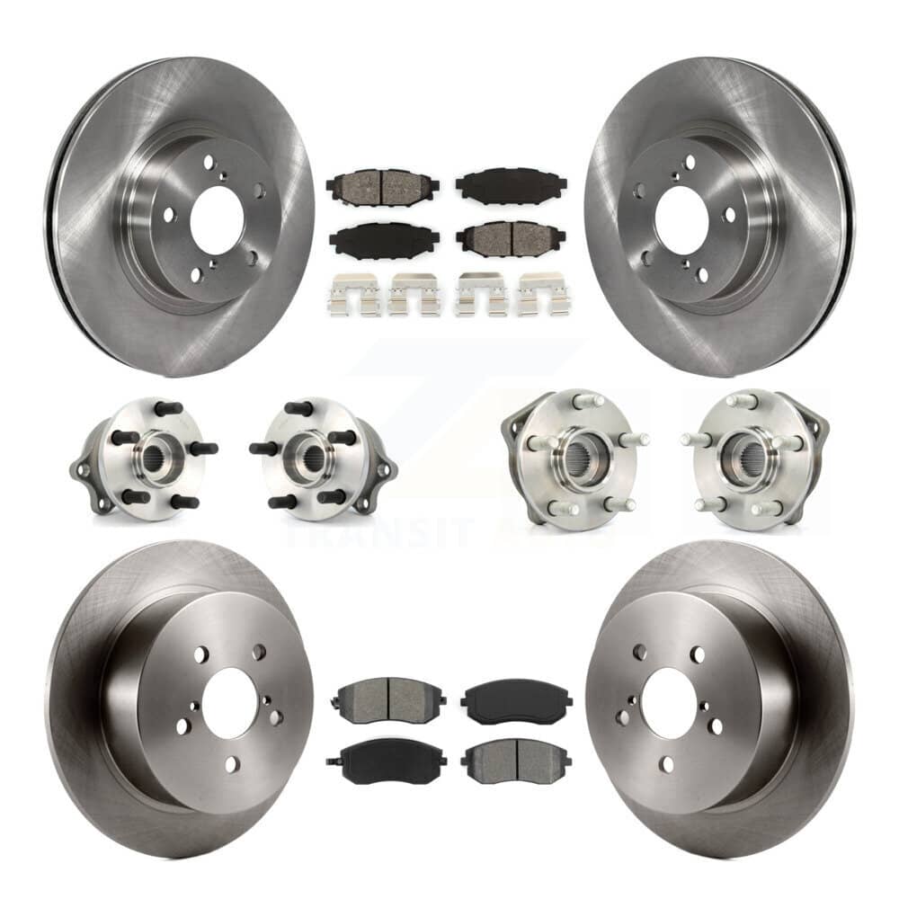 Transit Auto - KBB-109539 - Front and Rear Wheel Bearing and Hub Assembly Kits