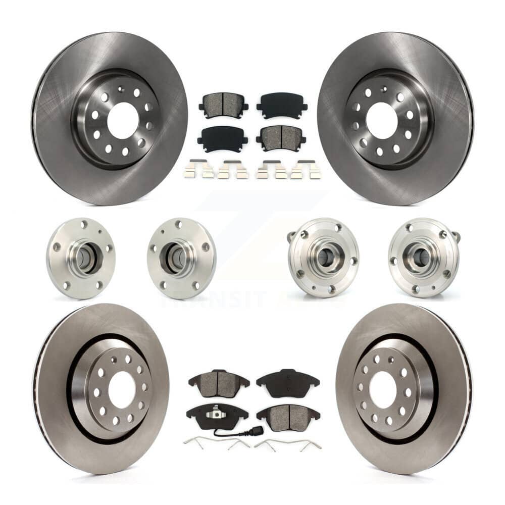 Transit Auto - KBB-109570 - Front and Rear Wheel Bearing and Hub Assembly Kits