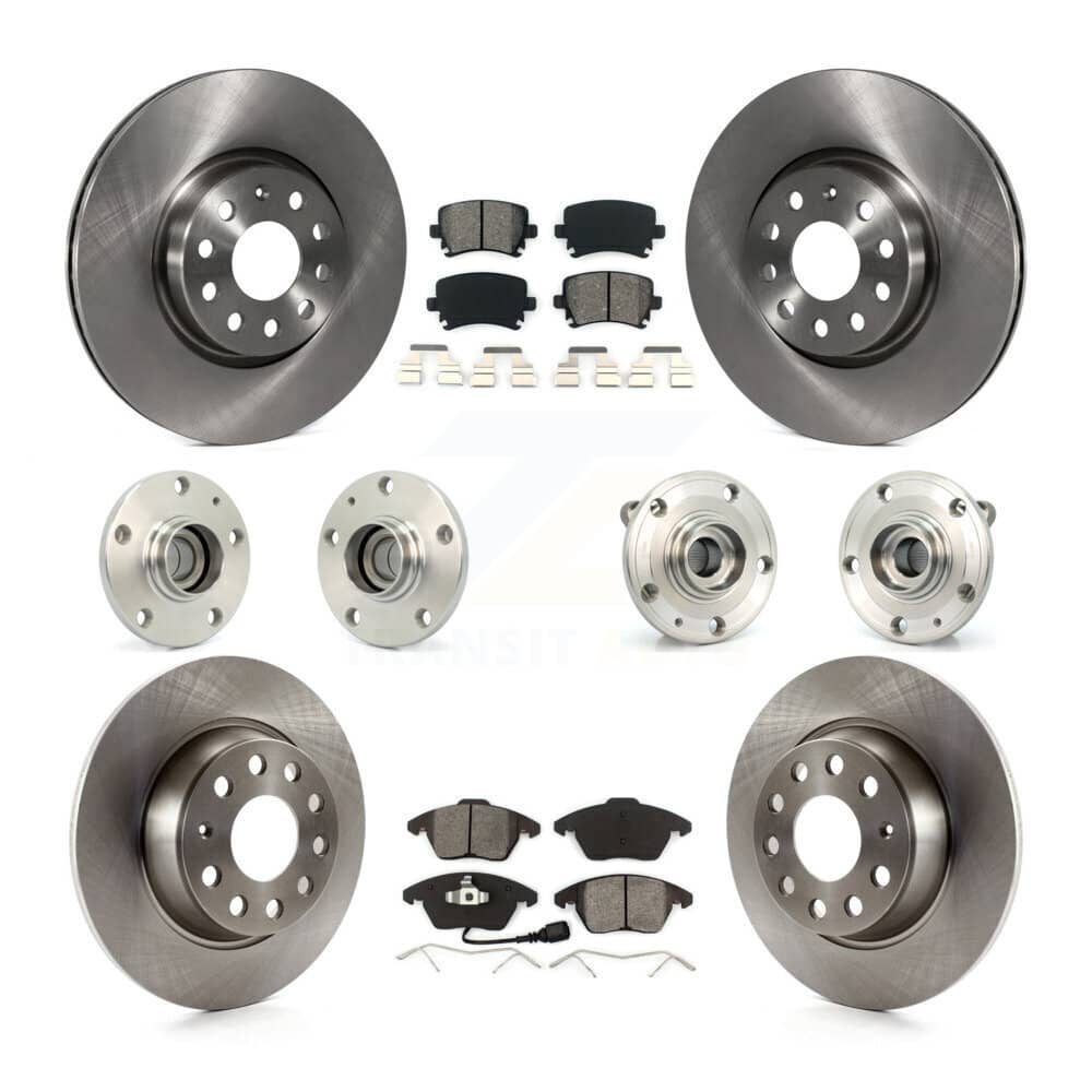 Transit Auto - KBB-109571 - Front and Rear Wheel Bearing and Hub Assembly Kits