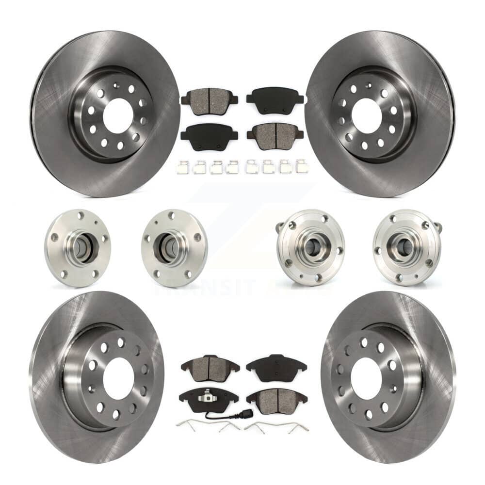 Transit Auto - KBB-109573 - Front and Rear Wheel Bearing and Hub Assembly Kits