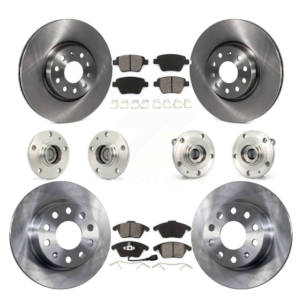 Transit Auto - KBB-109574 - Front and Rear Wheel Bearing and Hub Assembly Kits