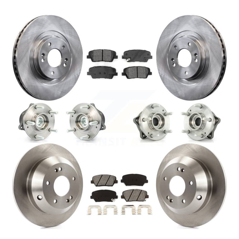 Transit Auto - KBB-109591 - Front and Rear Wheel Bearing and Hub Assembly Kits