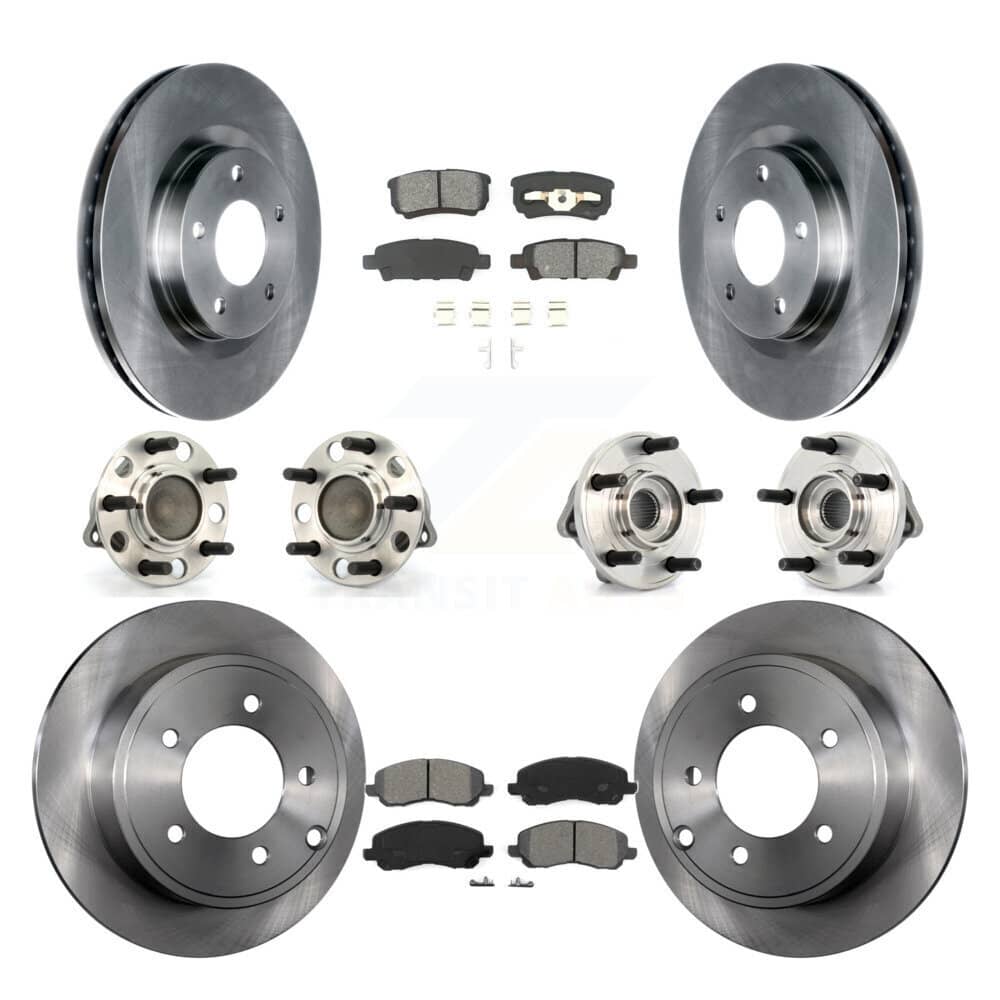 Transit Auto - KBB-109599 - Front and Rear Wheel Bearing and Hub Assembly Kits