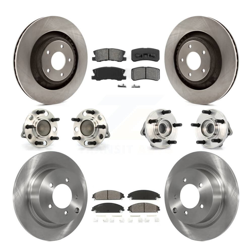 Transit Auto - KBB-109601 - Front and Rear Wheel Bearing and Hub Assembly Kits