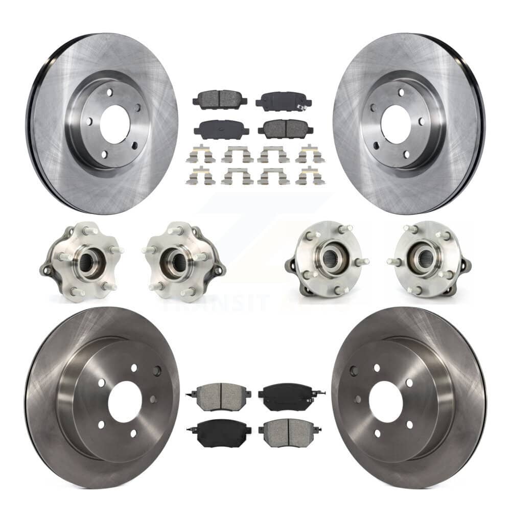 Transit Auto - KBB-109632 - Front and Rear Wheel Bearing and Hub Assembly Kits