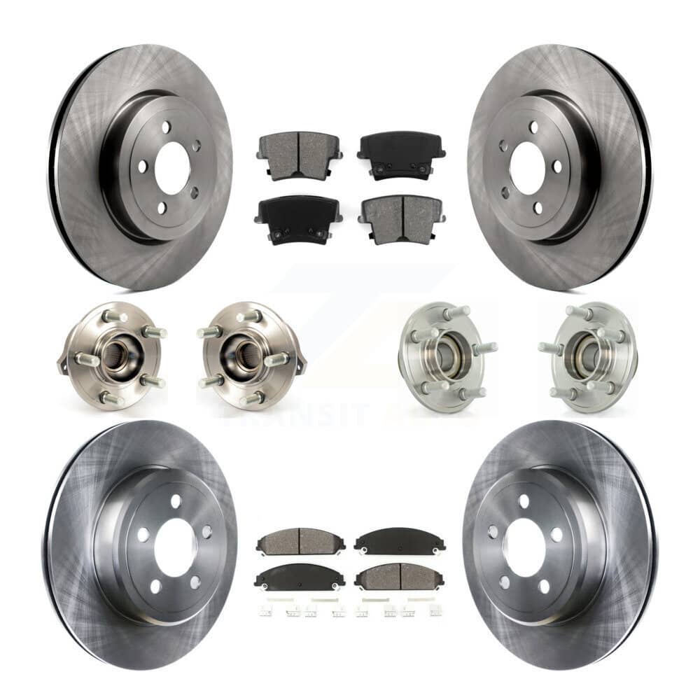 Transit Auto - KBB-109635 - Front and Rear Wheel Bearing and Hub Assembly Kits