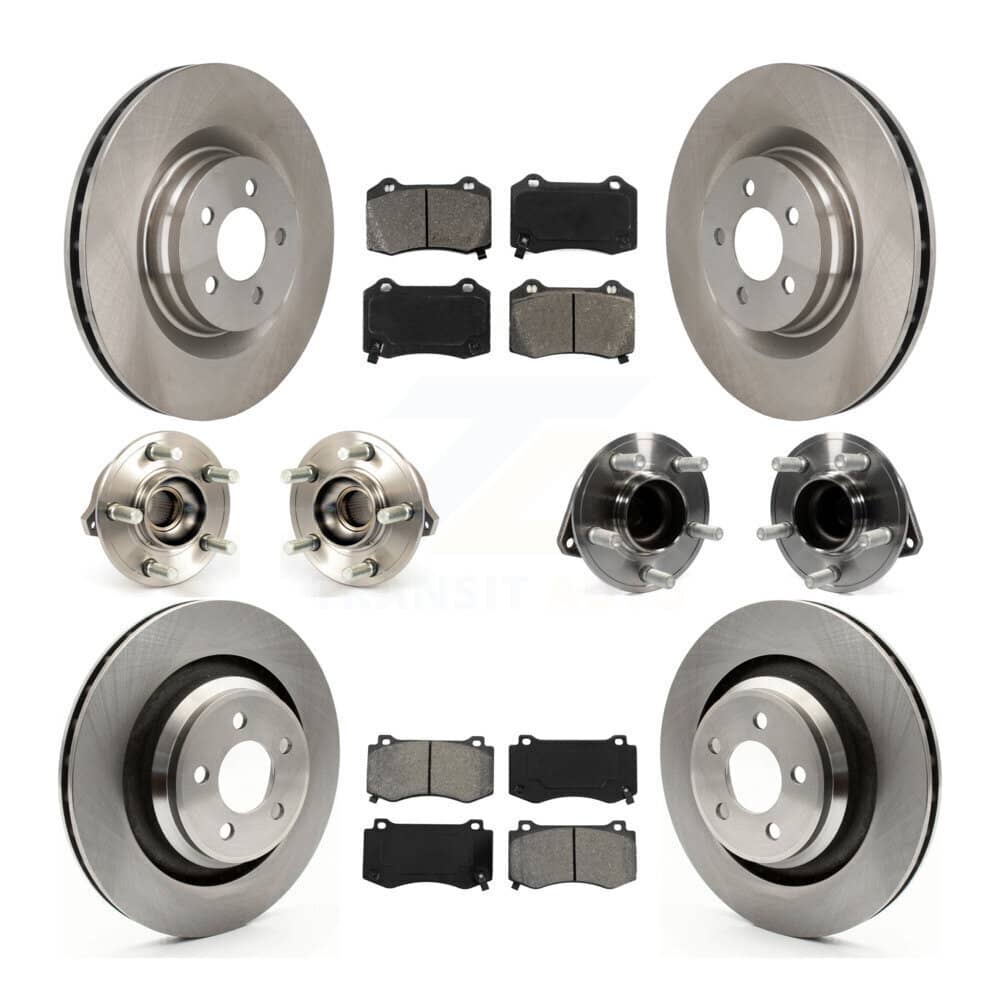 Transit Auto - KBB-109644 - Front and Rear Wheel Bearing and Hub Assembly Kits