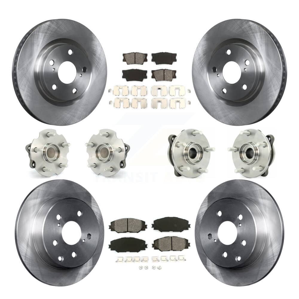 Transit Auto - KBB-109649 - Front and Rear Wheel Bearing and Hub Assembly Kits