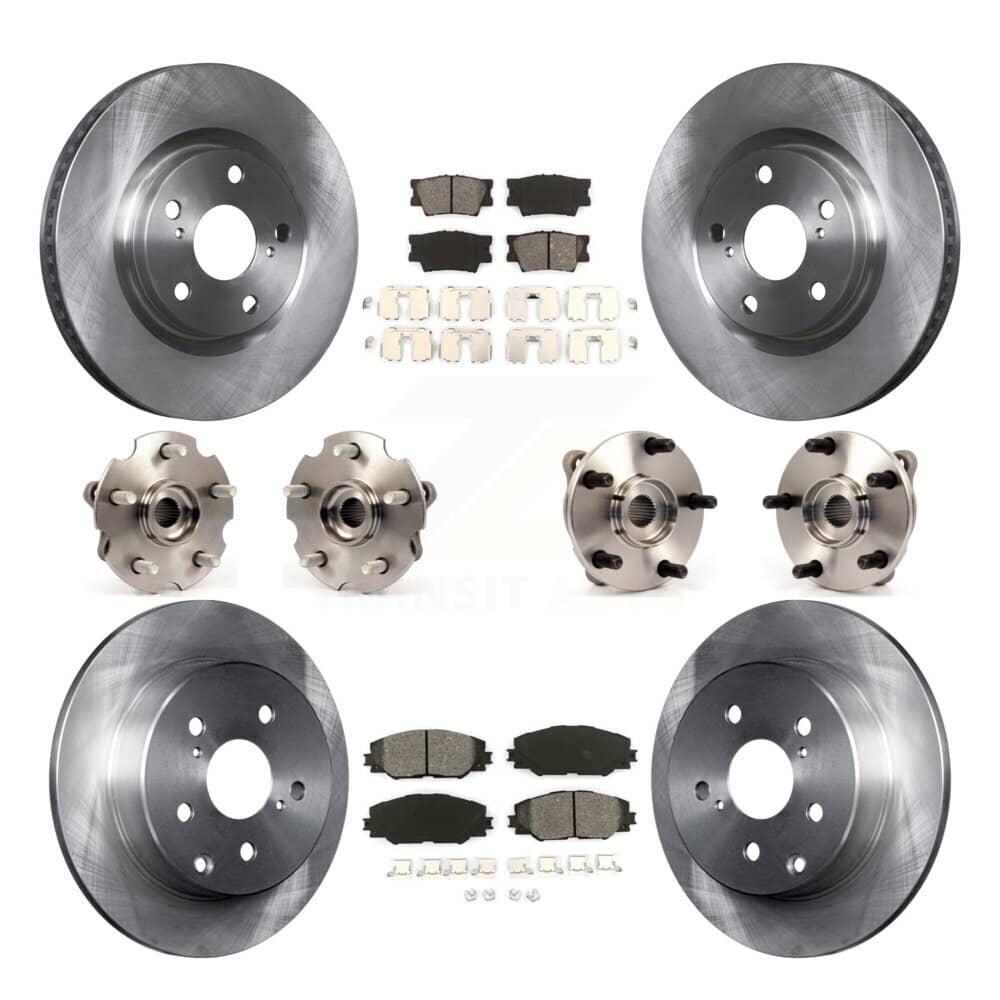Transit Auto - KBB-109655 - Front and Rear Wheel Bearing and Hub Assembly Kits