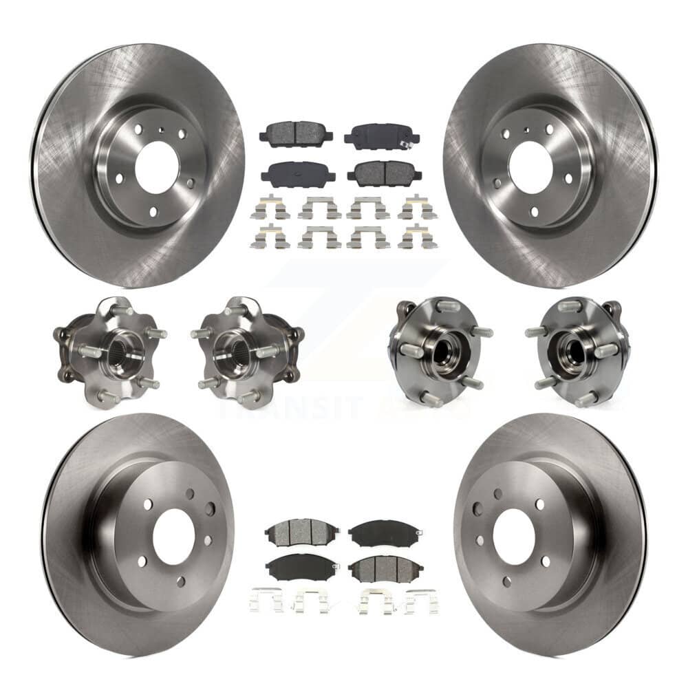 Transit Auto - KBB-109661 - Front and Rear Wheel Bearing and Hub Assembly Kits