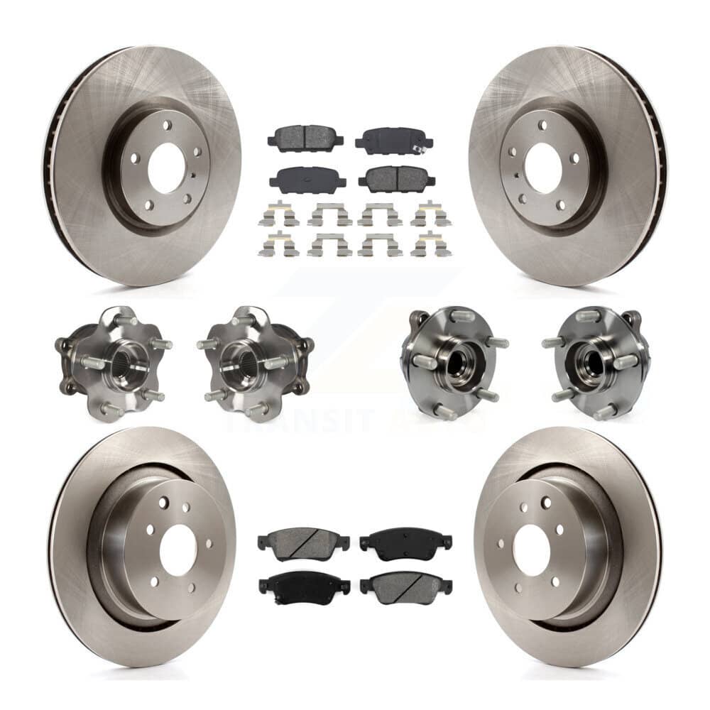 Transit Auto - KBB-109664 - Front and Rear Wheel Bearing and Hub Assembly Kits
