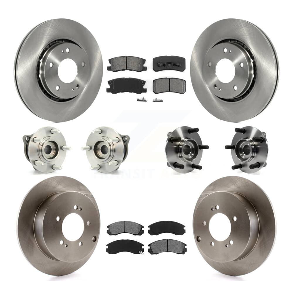Transit Auto - KBB-109678 - Front and Rear Wheel Bearing and Hub Assembly Kits