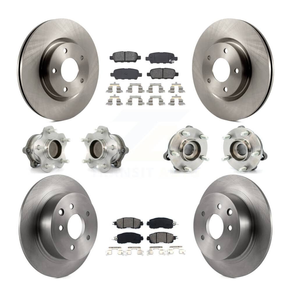 Transit Auto - KBB-109687 - Front and Rear Wheel Bearing and Hub Assembly Kits