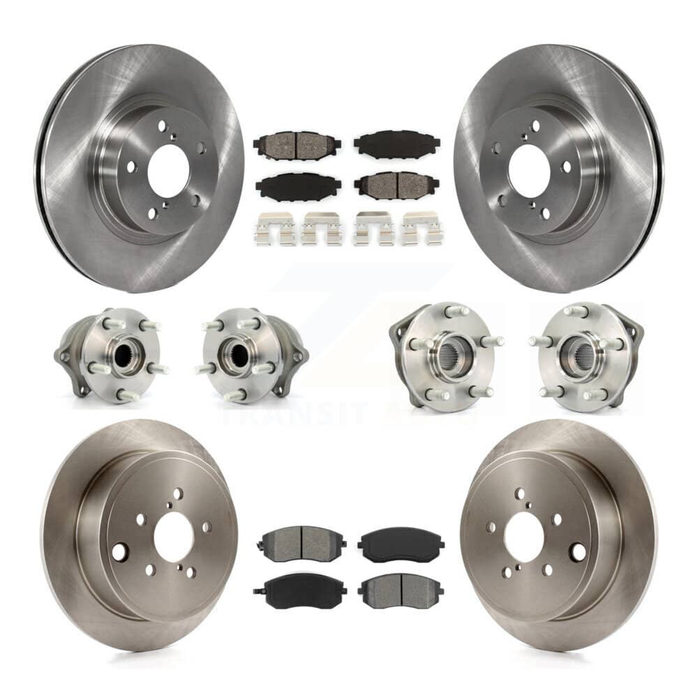 Transit Auto - KBB-109691 - Front and Rear Wheel Bearing and Hub Assembly Kits