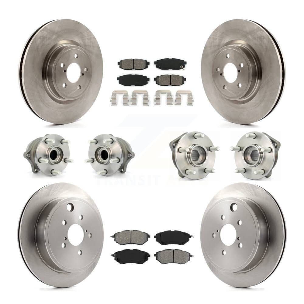Transit Auto - KBB-109694 - Front and Rear Wheel Bearing and Hub Assembly Kits