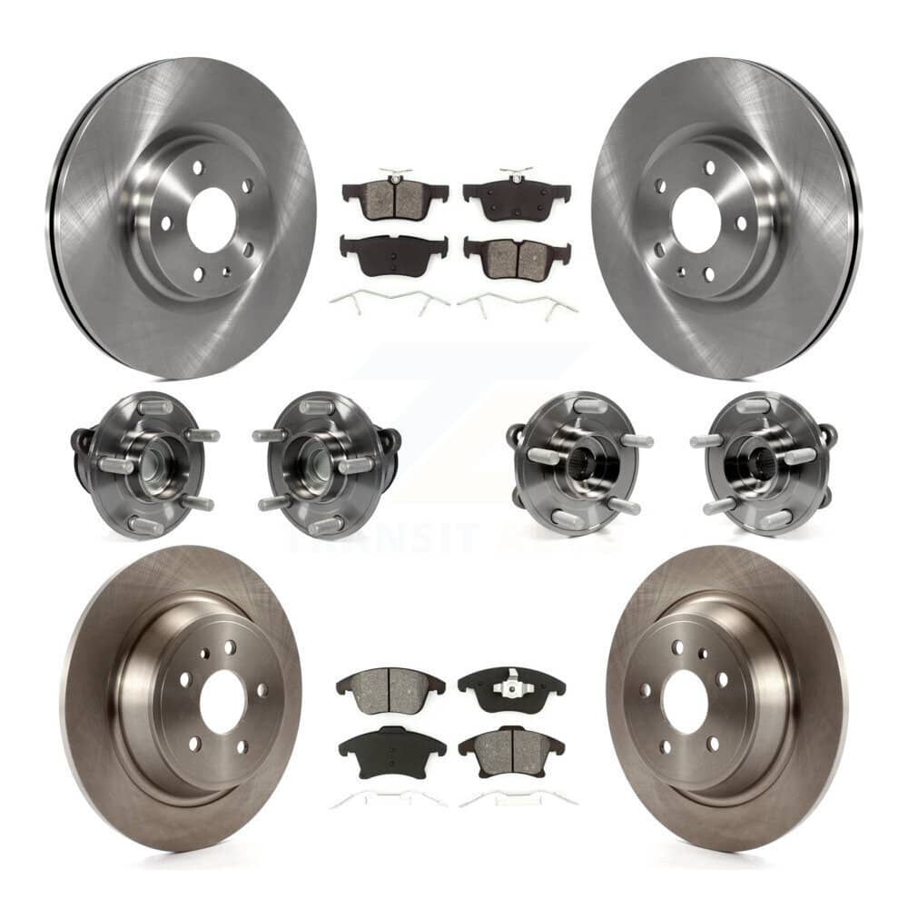 Transit Auto - KBB-109729 - Front and Rear Wheel Bearing and Hub Assembly Kits