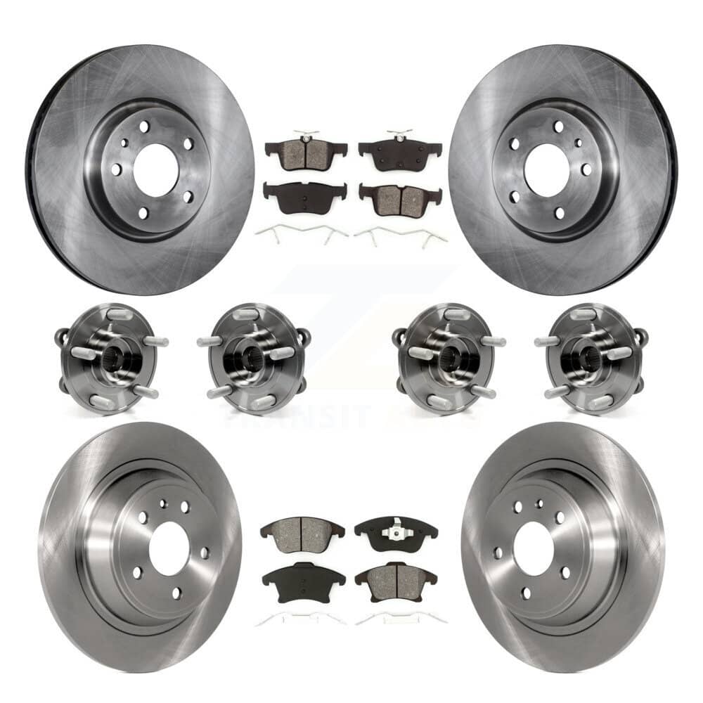 Transit Auto - KBB-109730 - Front and Rear Wheel Bearing and Hub Assembly Kits