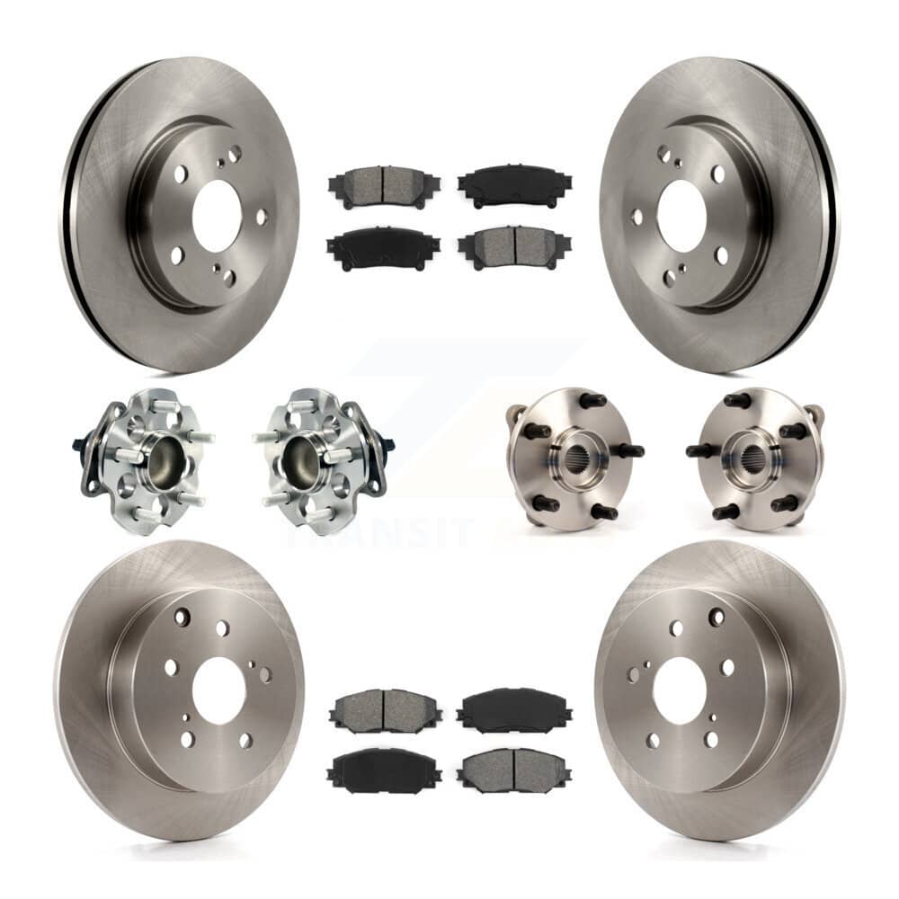 Transit Auto - KBB-109733 - Front and Rear Wheel Bearing and Hub Assembly Kits