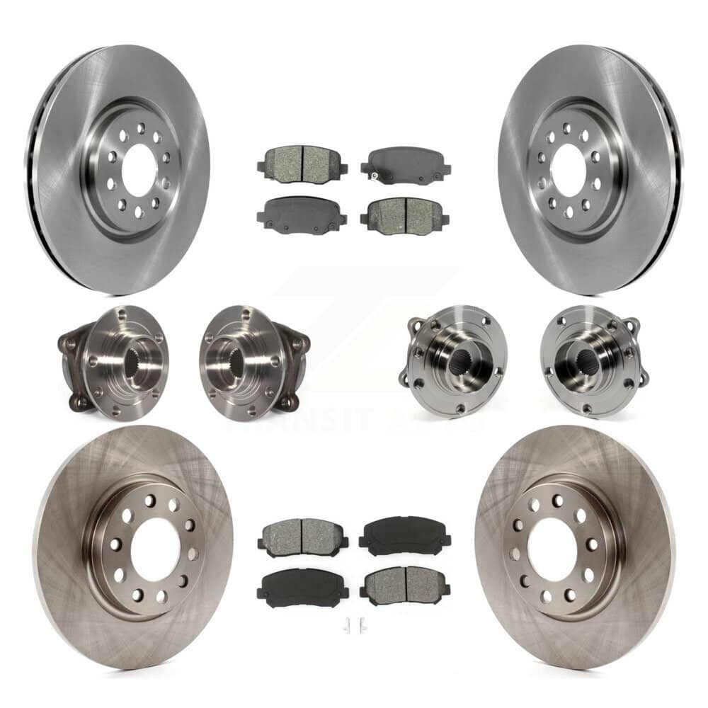 Transit Auto - KBB-109736 - Front and Rear Wheel Bearing and Hub Assembly Kits