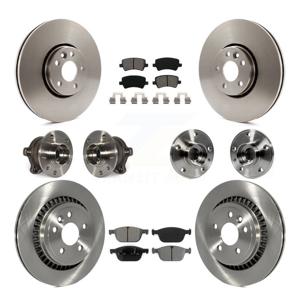 Transit Auto - KBB-109744 - Front and Rear Wheel Bearing and Hub Assembly Kits