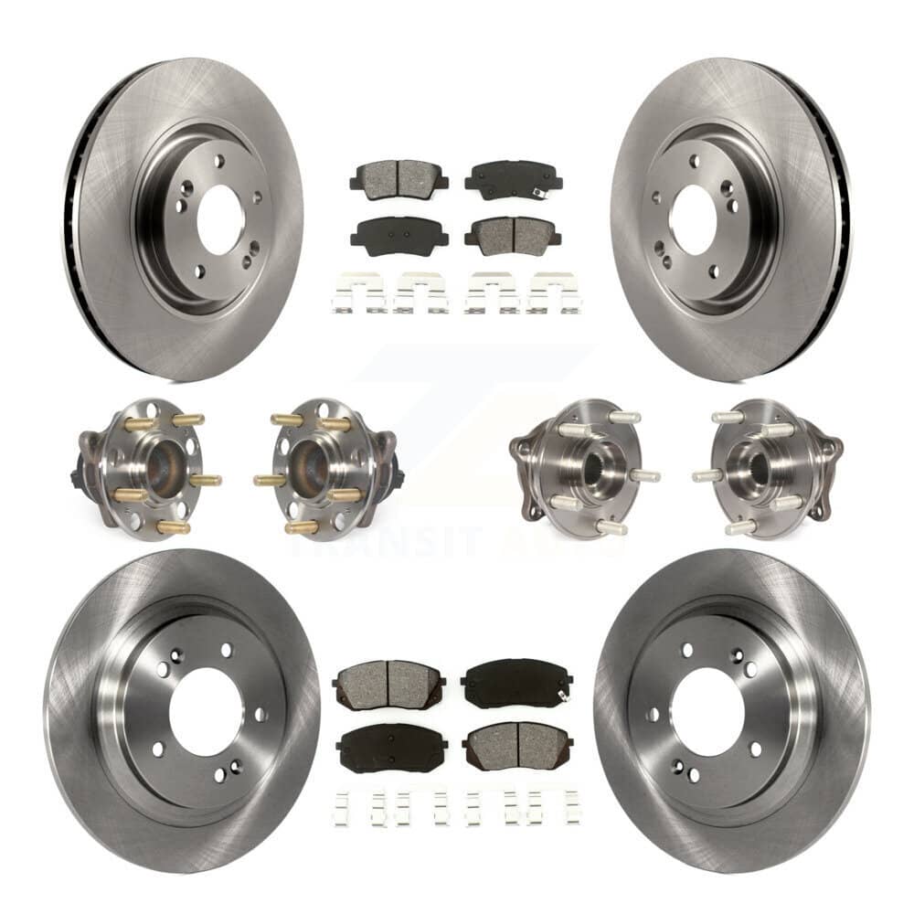 Transit Auto - KBB-109765 - Front and Rear Wheel Bearing and Hub Assembly Kits