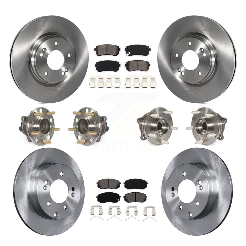 Transit Auto - KBB-109768 - Front and Rear Wheel Bearing and Hub Assembly Kits