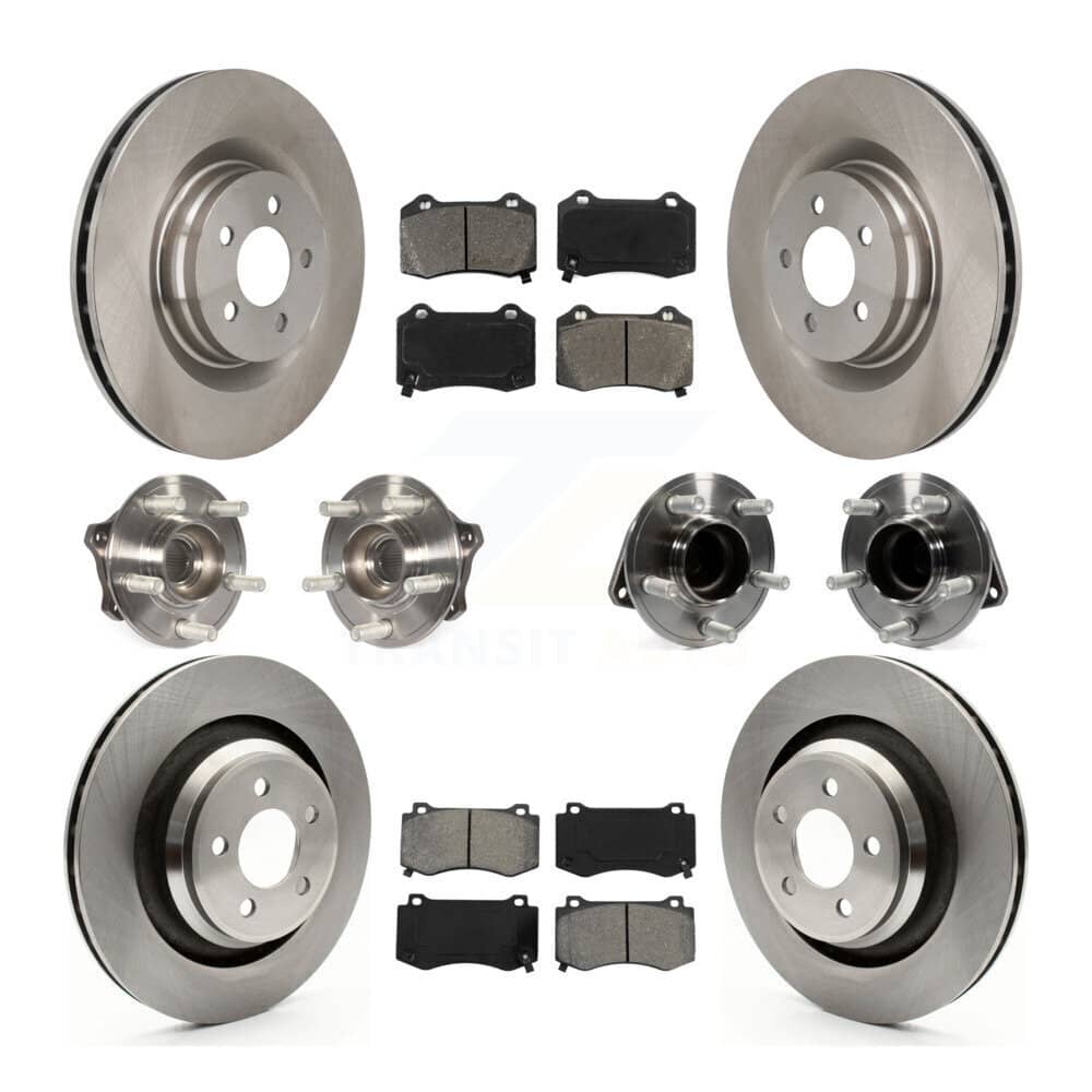 Transit Auto - KBB-109775 - Front and Rear Wheel Bearing and Hub Assembly Kits
