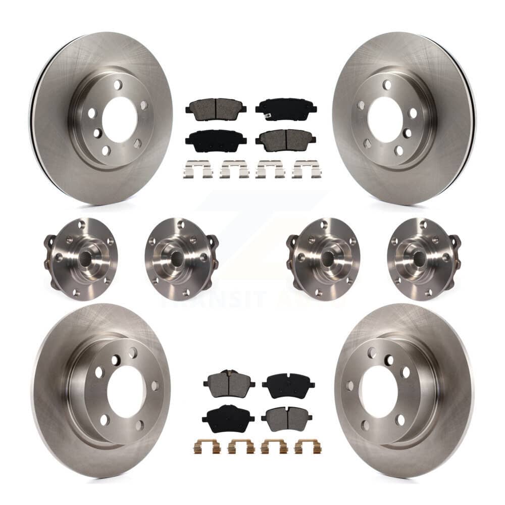 Transit Auto - KBB-109777 - Front and Rear Wheel Bearing and Hub Assembly Kits