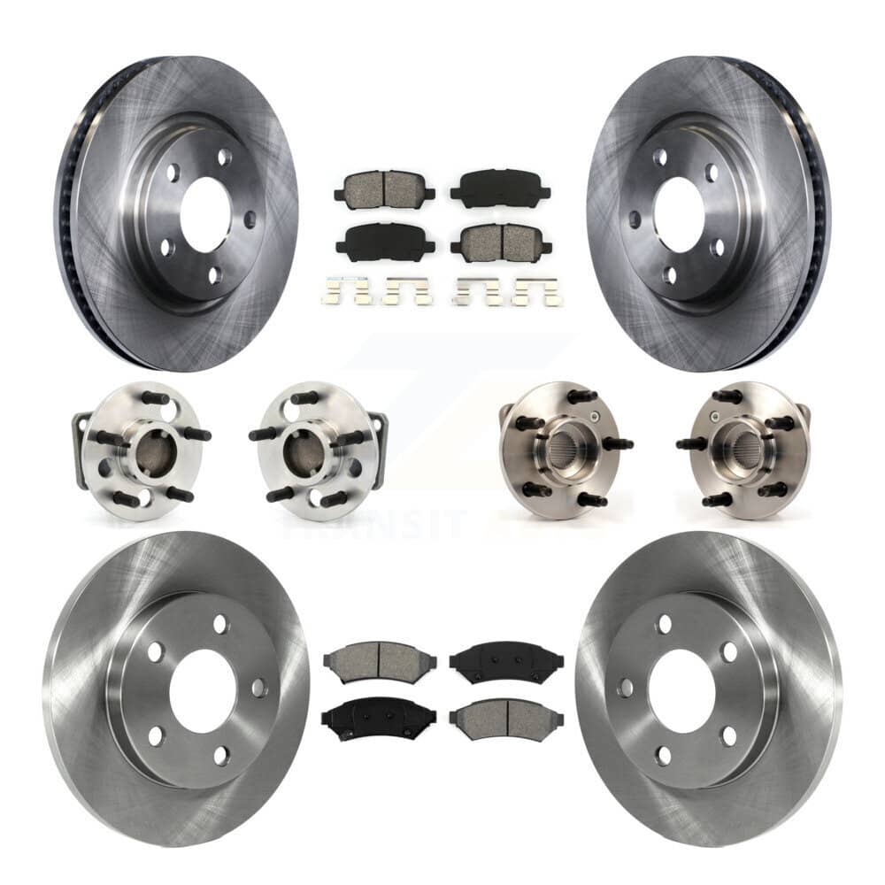 Transit Auto - KBB-109788 - Front and Rear Wheel Bearing and Hub Assembly Kits