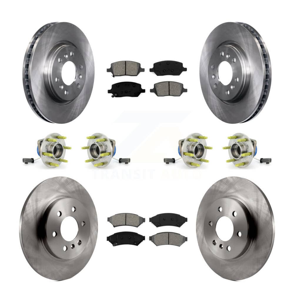 Transit Auto - KBB-109794 - Front and Rear Wheel Bearing and Hub Assembly Kits