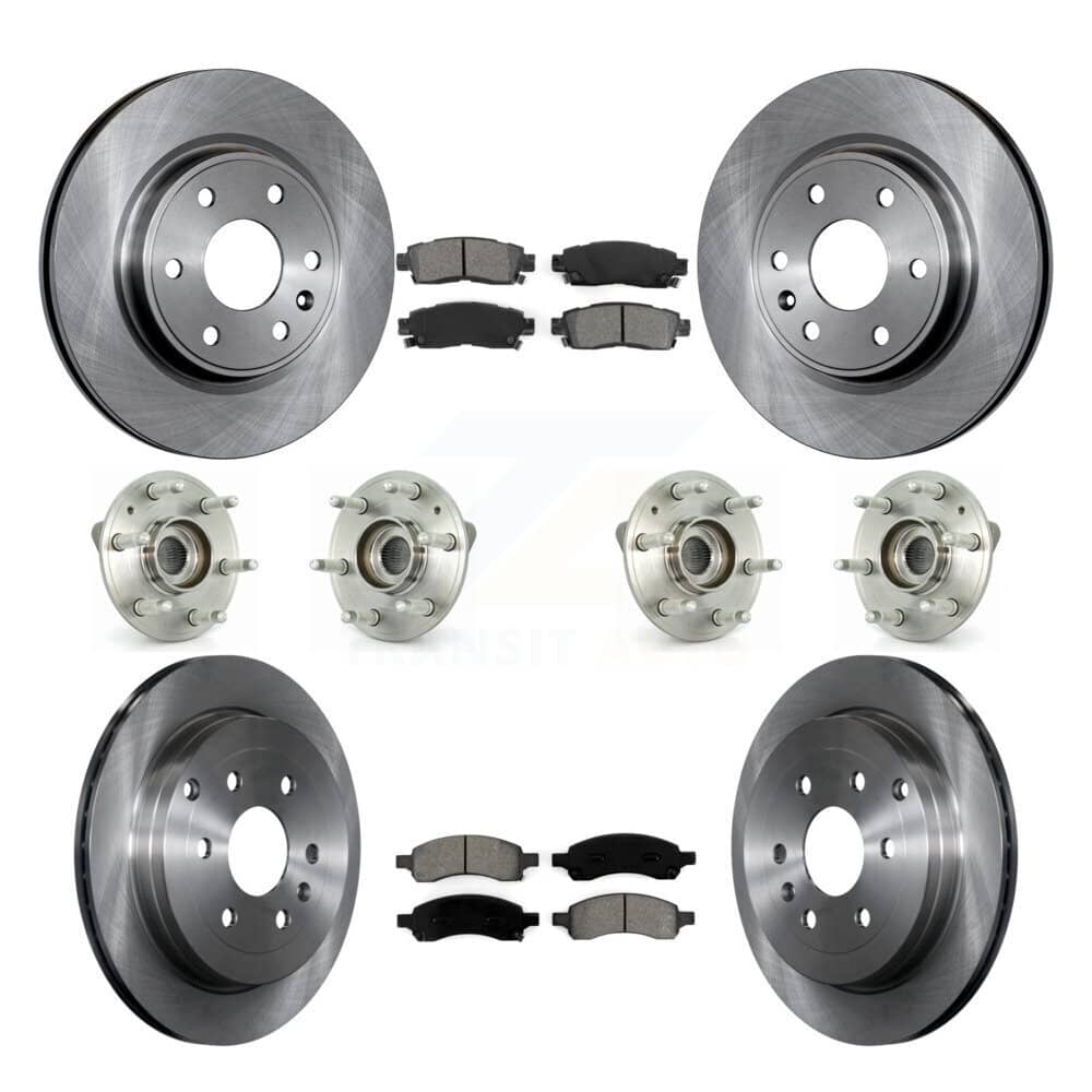 Transit Auto - KBB-109814 - Front and Rear Wheel Bearing and Hub Assembly Kits