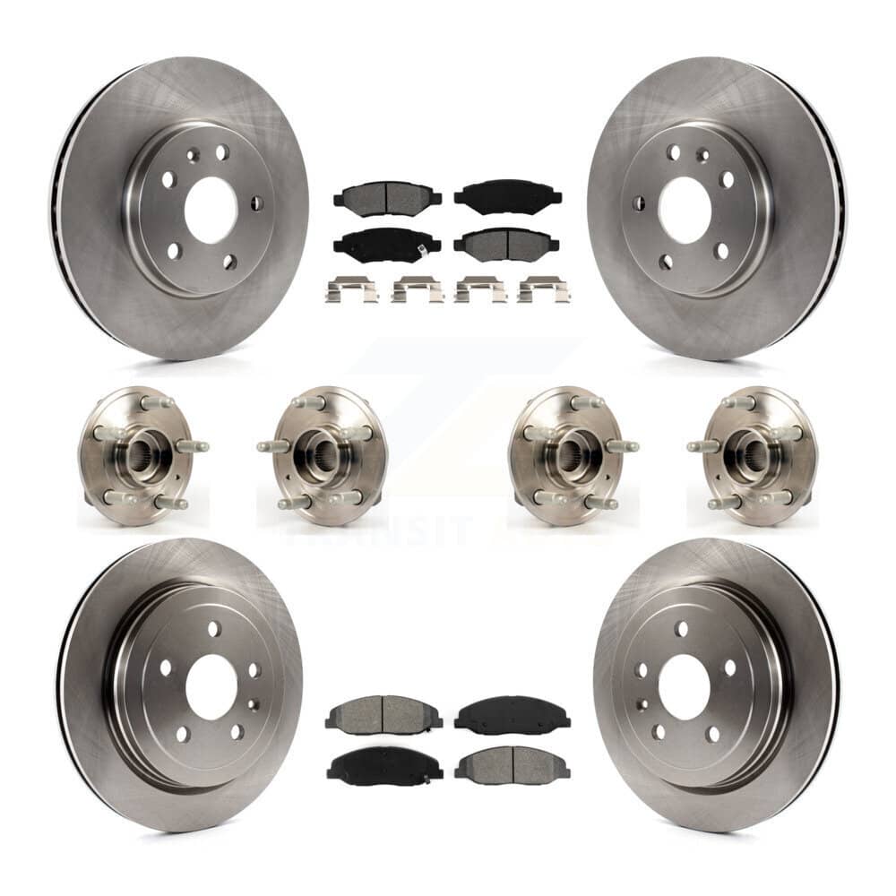 Transit Auto - KBB-109824 - Front and Rear Wheel Bearing and Hub Assembly Kits