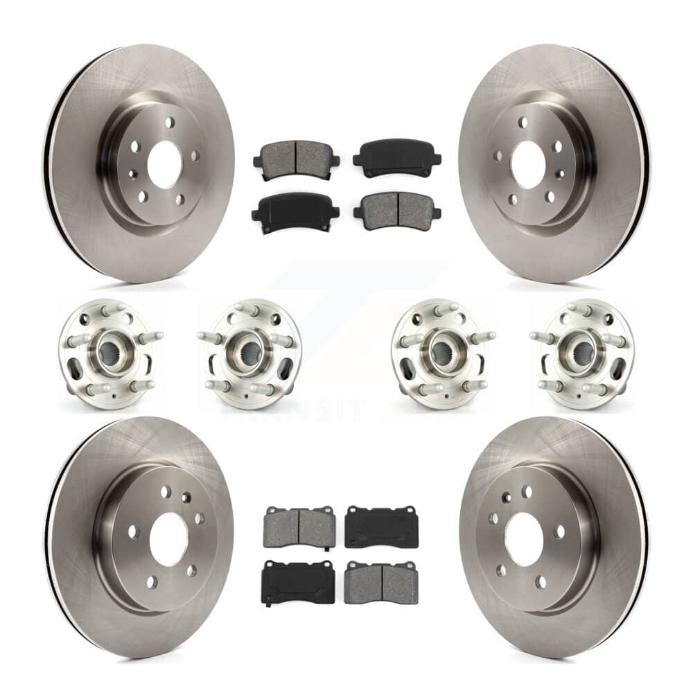 Transit Auto - KBB-109829 - Front and Rear Wheel Bearing and Hub Assembly Kits