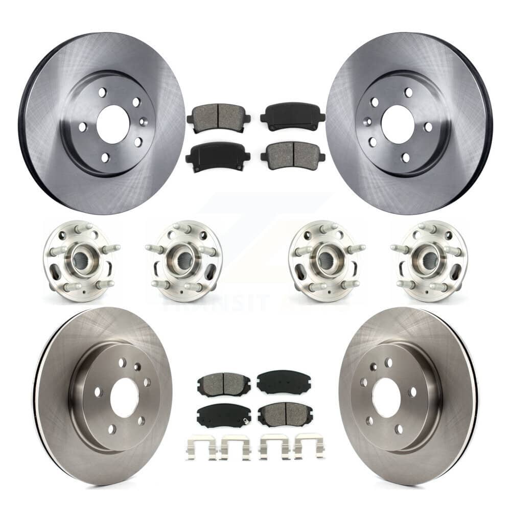 Transit Auto - KBB-109830 - Front and Rear Wheel Bearing and Hub Assembly Kits