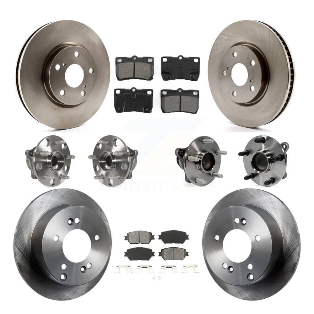 Transit Auto - KBB-109862 - Front and Rear Wheel Bearing and Hub Assembly Kits