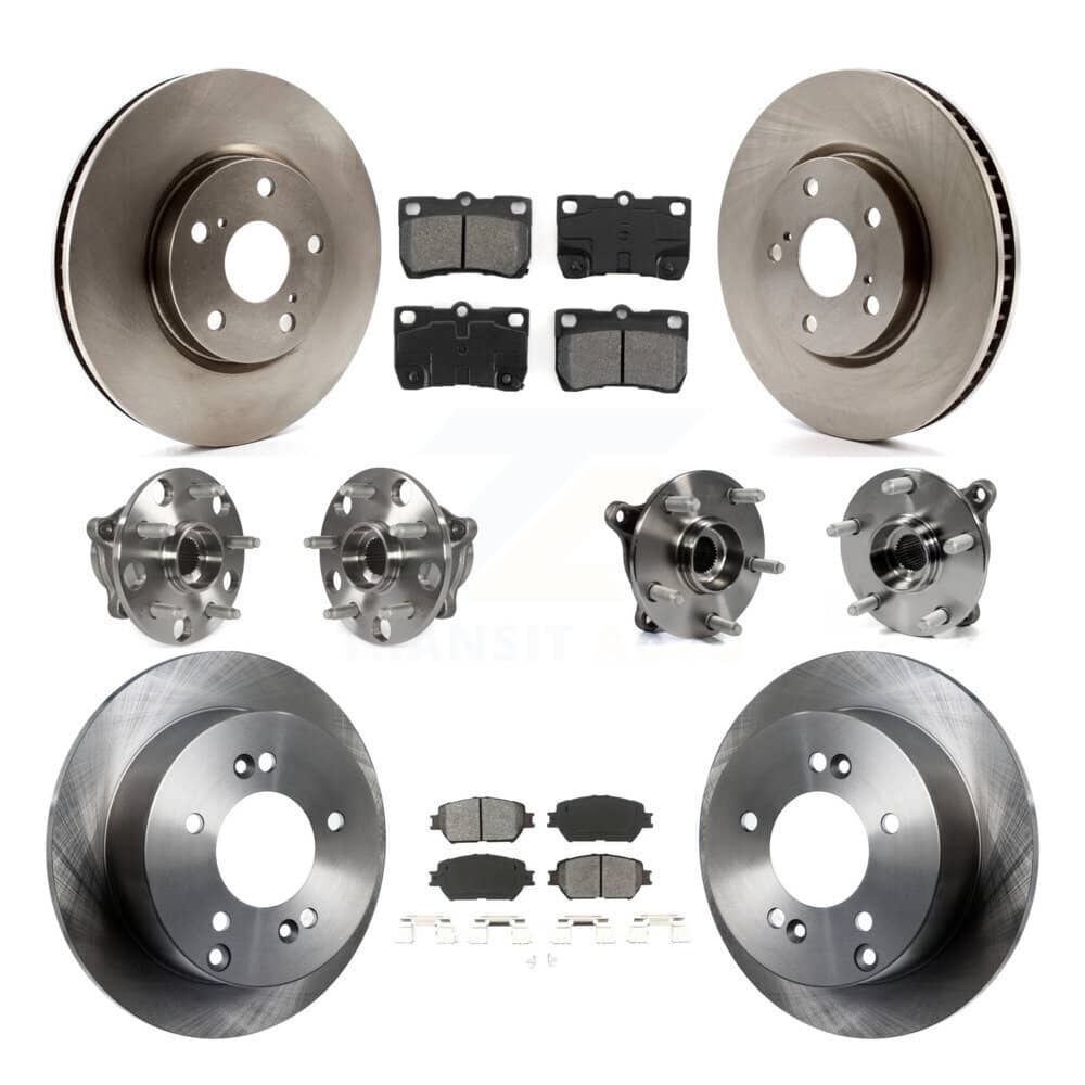 Transit Auto - KBB-109864 - Front and Rear Wheel Bearing and Hub Assembly Kits