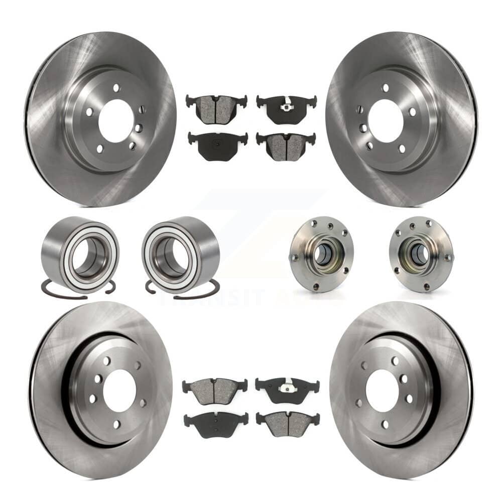 Transit Auto - KBB-109868 - Front and Rear Wheel Bearing and Hub Assembly Kits