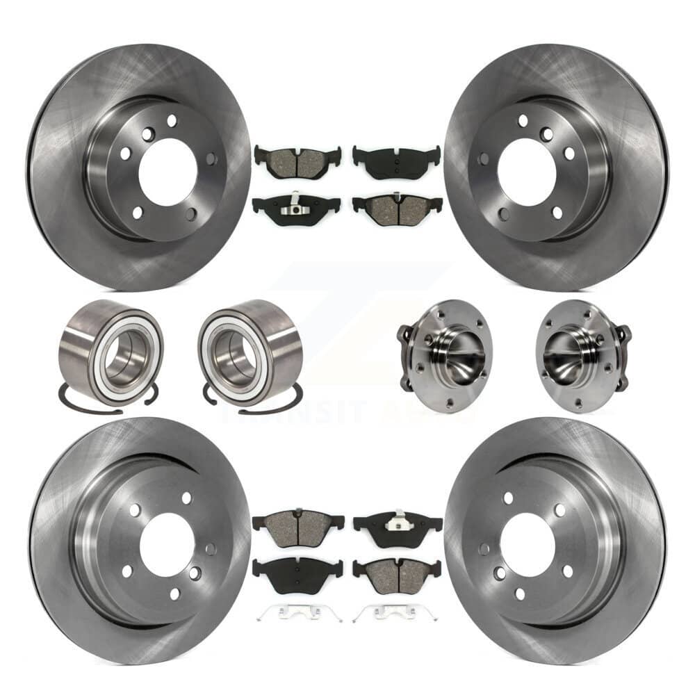 Transit Auto - KBB-109877 - Front and Rear Wheel Bearing and Hub Assembly Kits