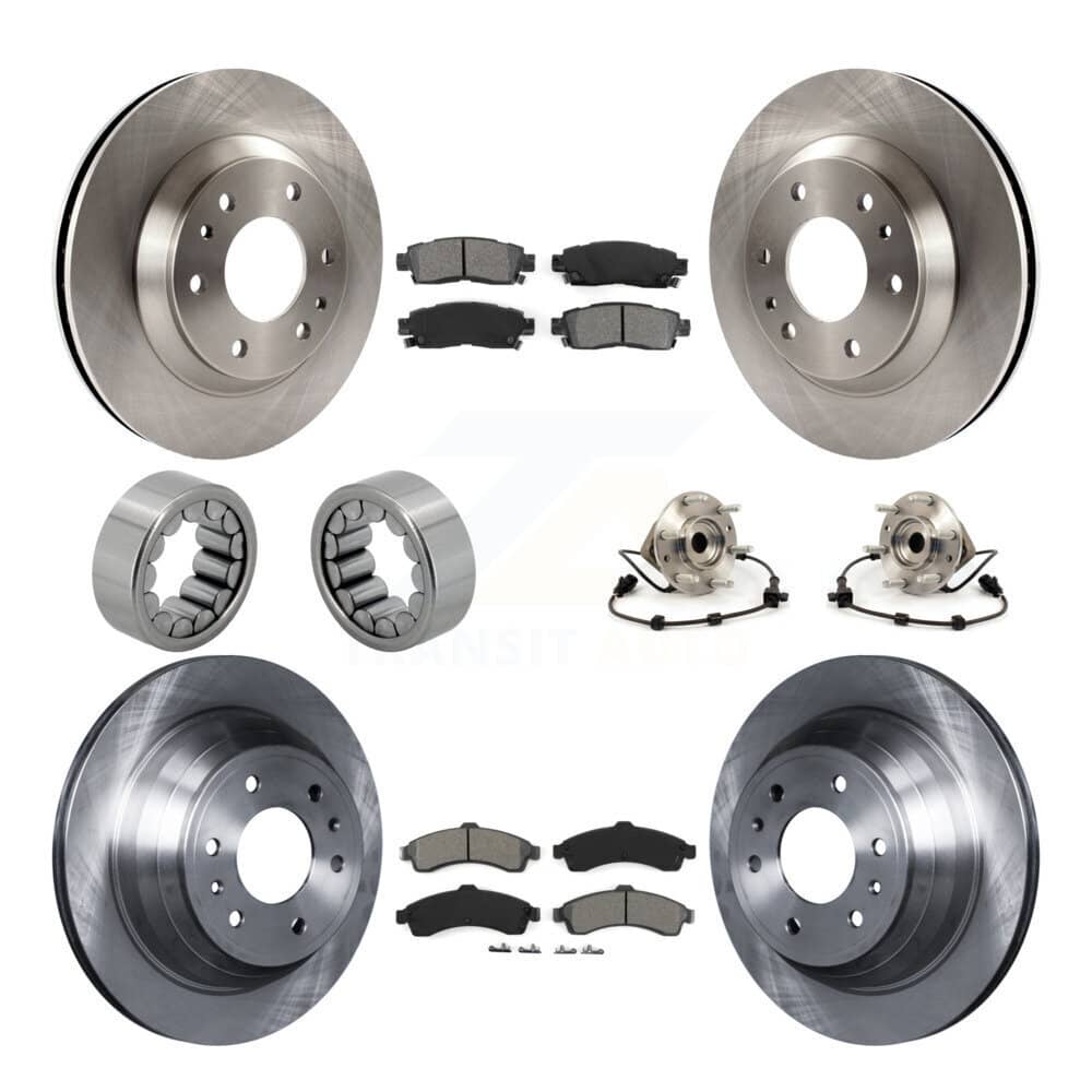 Transit Auto - KBB-109884 - Front and Rear Wheel Bearing and Hub Assembly Kits
